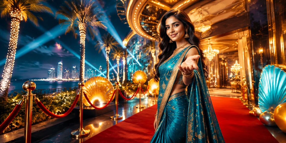Indian entertainment casino scene with vibrant players